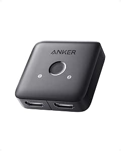 Anker Switch Hdmi 4K@60Hz, Splitter Hdmi 2 Em 1 Saída, Comutador Monitor