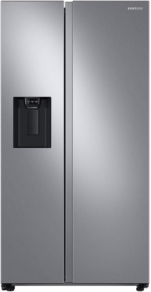 Geladeira Samsung Rs60 Side By Side com All Around Cooling e Spacemax 628L Inox Look 220V