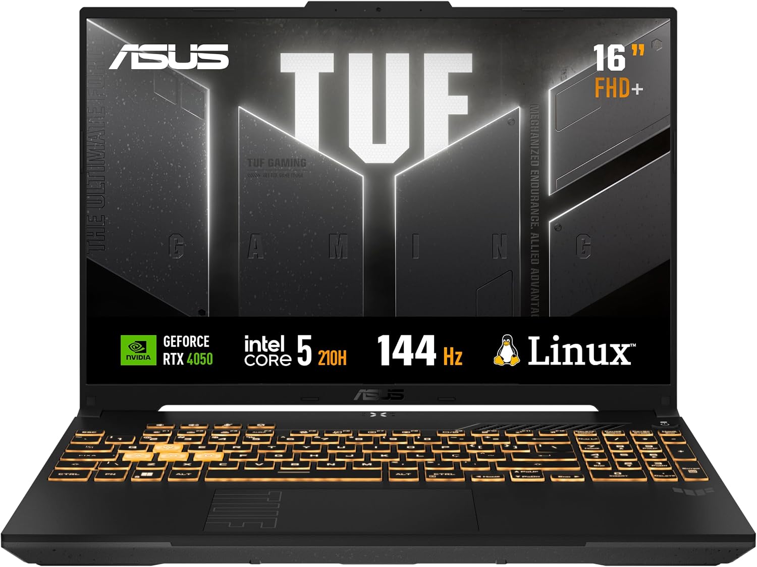 Notebook Asus Tuf Gaming F16, Intel Core 5, Rtx4050, 16 Gb, 512 Gb, Keepos, Tela 16" Lcd LED, Mecha Gray - 5Fx607Vu-Rl385
