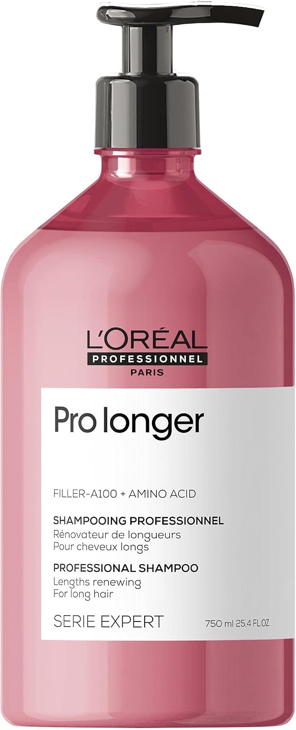 L'oréal Professionnel Shampoo Pro Longer | Reduz a Quebra e a Aparência de Pontas Duplas | Adiciona Volume e Brilho | para Cabelos Finos e com Afinamento