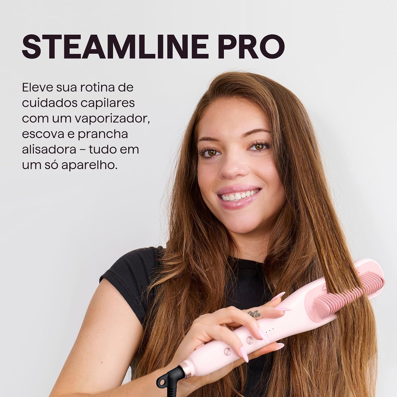 Ajuda a evidenciar ergonomia, tamanho e formato da base de contato com os fios.