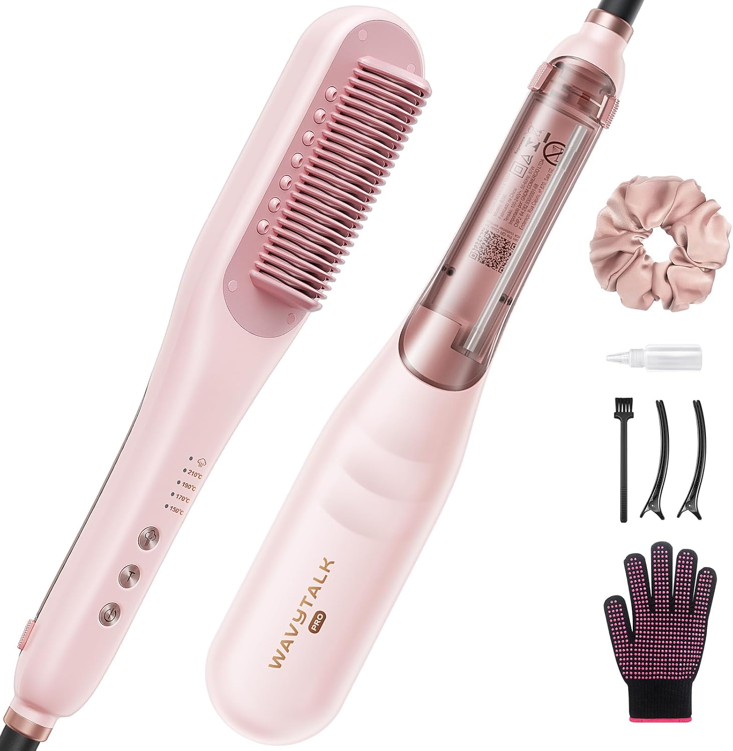 Wavytalk Escova Alisadora Vapor Steamline Pro 3 Em 1,Menos Danos