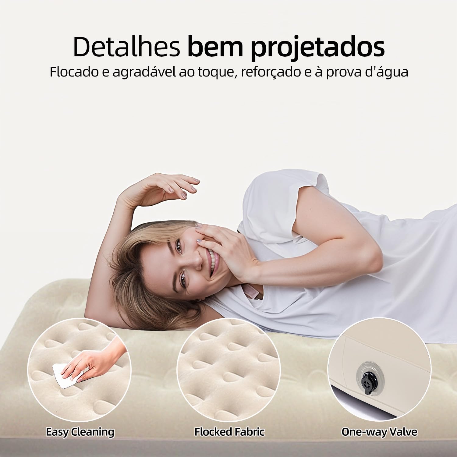 Ajuda a mostrar versatilidade para visitas, camping ou descanso ocasional.
