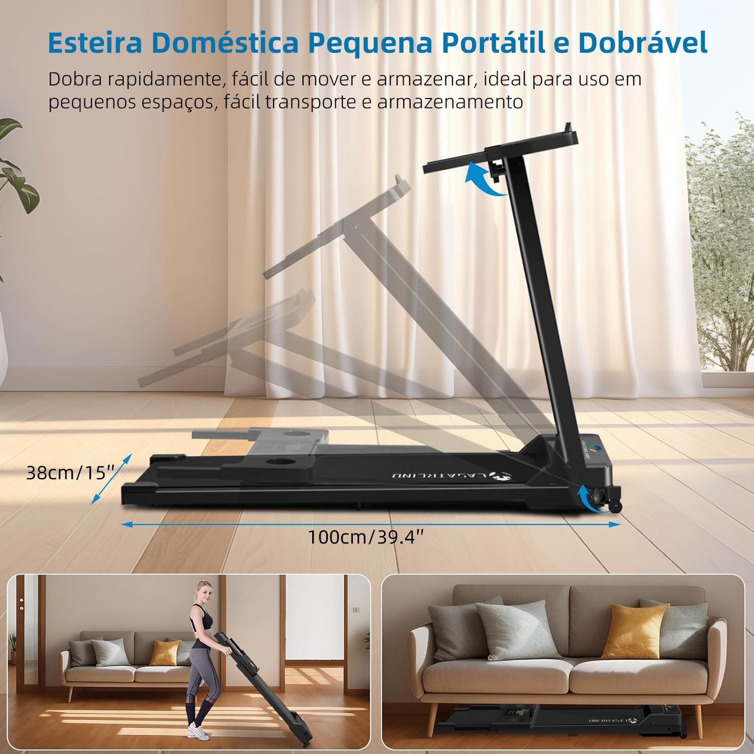Evidencia a proposta de treino residencial, discreta e compatível com rotina indoor.