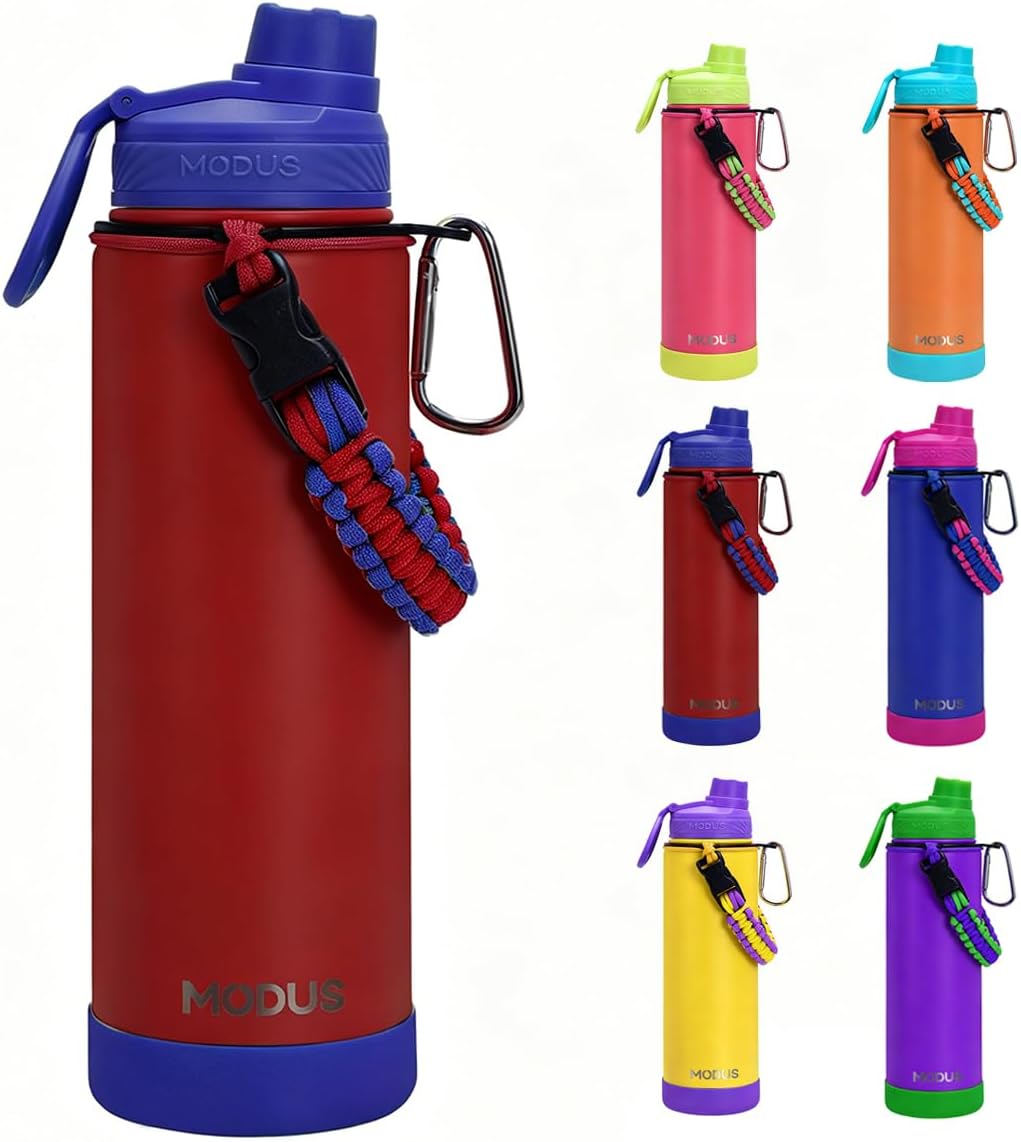 Garrafa Térmica de 304 Aço Inox de Água Manter a Vácuo 750Ml (Vermelho)