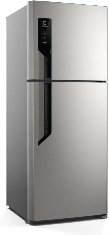 Geladeira Electrolux Frost Free 431L Efficient Autosense Duplex Inox Look (Tf70S) 127V