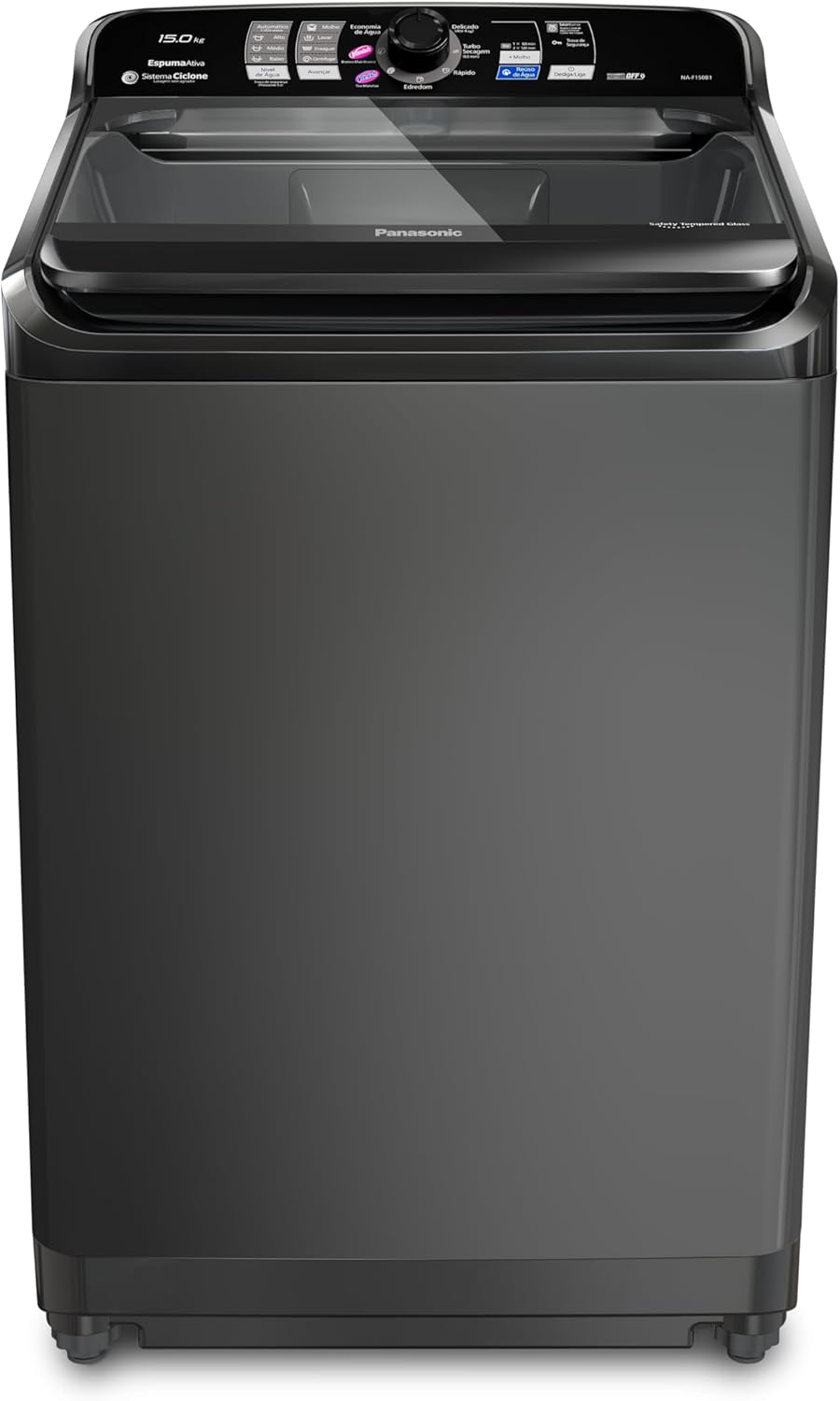 Máquina de Lavar Panasonic 15Kg Titânio 220V Na-F150B1T