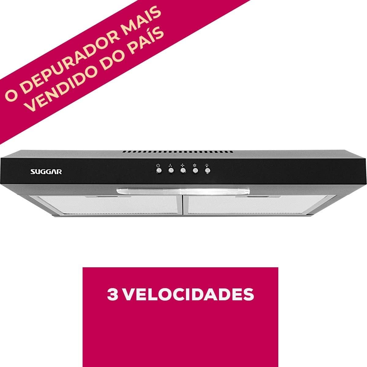 Destaca dimensões, acabamento e organização dos componentes frontais, útil para avaliar encaixe na cozinha.