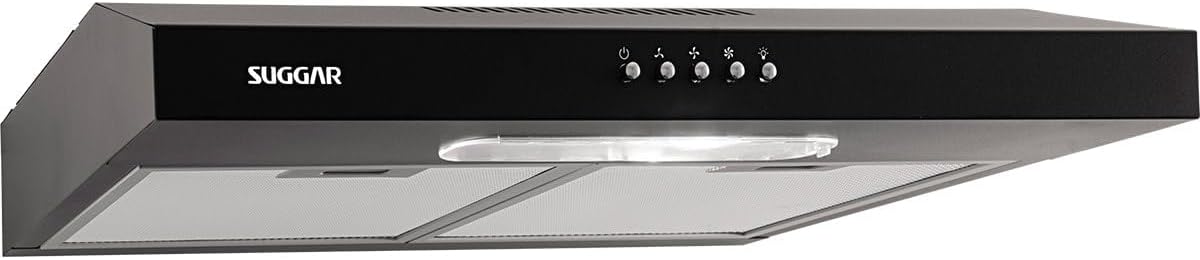 Suggar Depurador de Ar Slim 60Cm 3 Vel. Preto 220V Dps162Pt