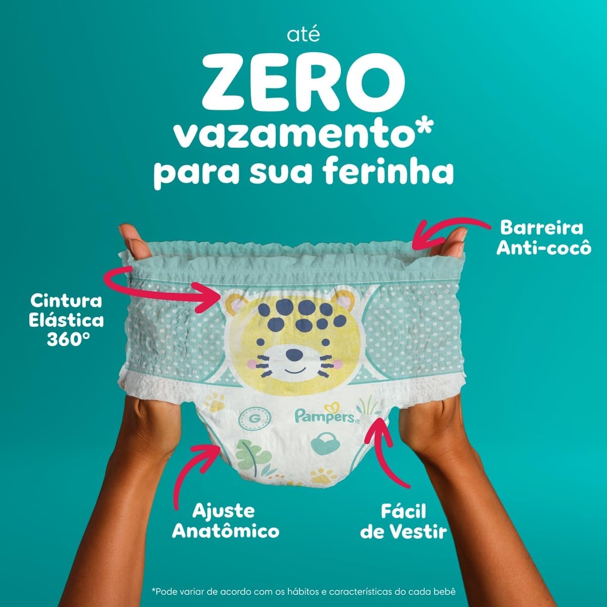 Destaca a praticidade de vestir e a proposta de mobilidade.