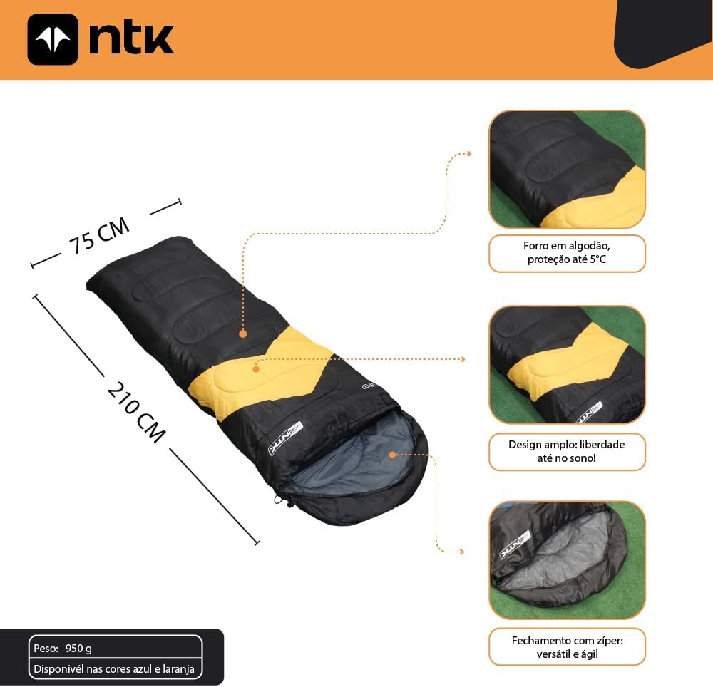 Ajuda a visualizar o produto em situação real, reforçando portabilidade e aplicação para camping.