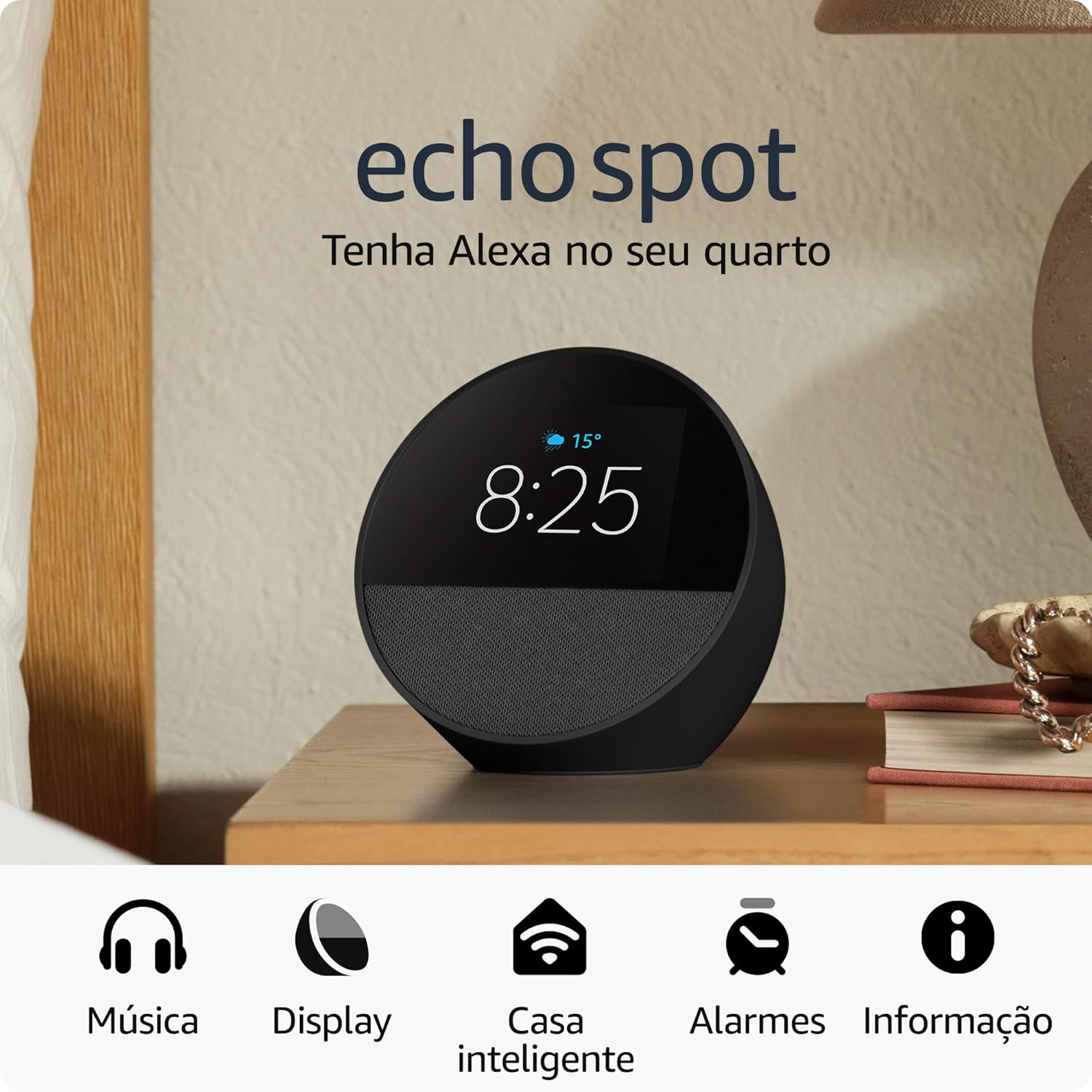 Echo Spot com Alexa
