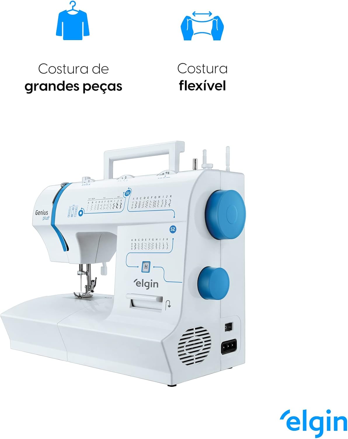 Mostra utilidade real do produto em ambiente doméstico ou ateliê, conectando recursos ao uso prático.