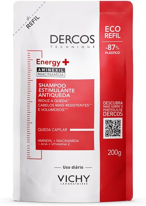 Vichy Dercos Energy+ Shampoo Refil Antiqueda