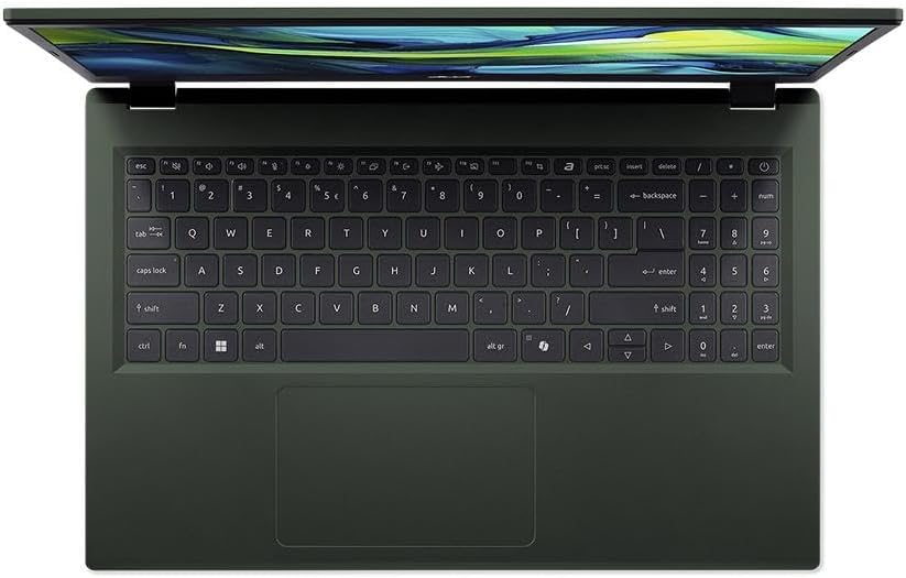 Evidencia recursos de interação diária, como teclado, clickpad e disposição dos comandos.