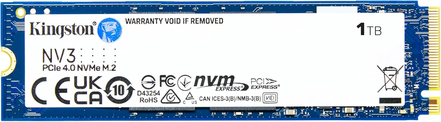 Destaca o formato M.2 2280, o design do produto e a aparência geral do SSD para reconhecimento rápido.