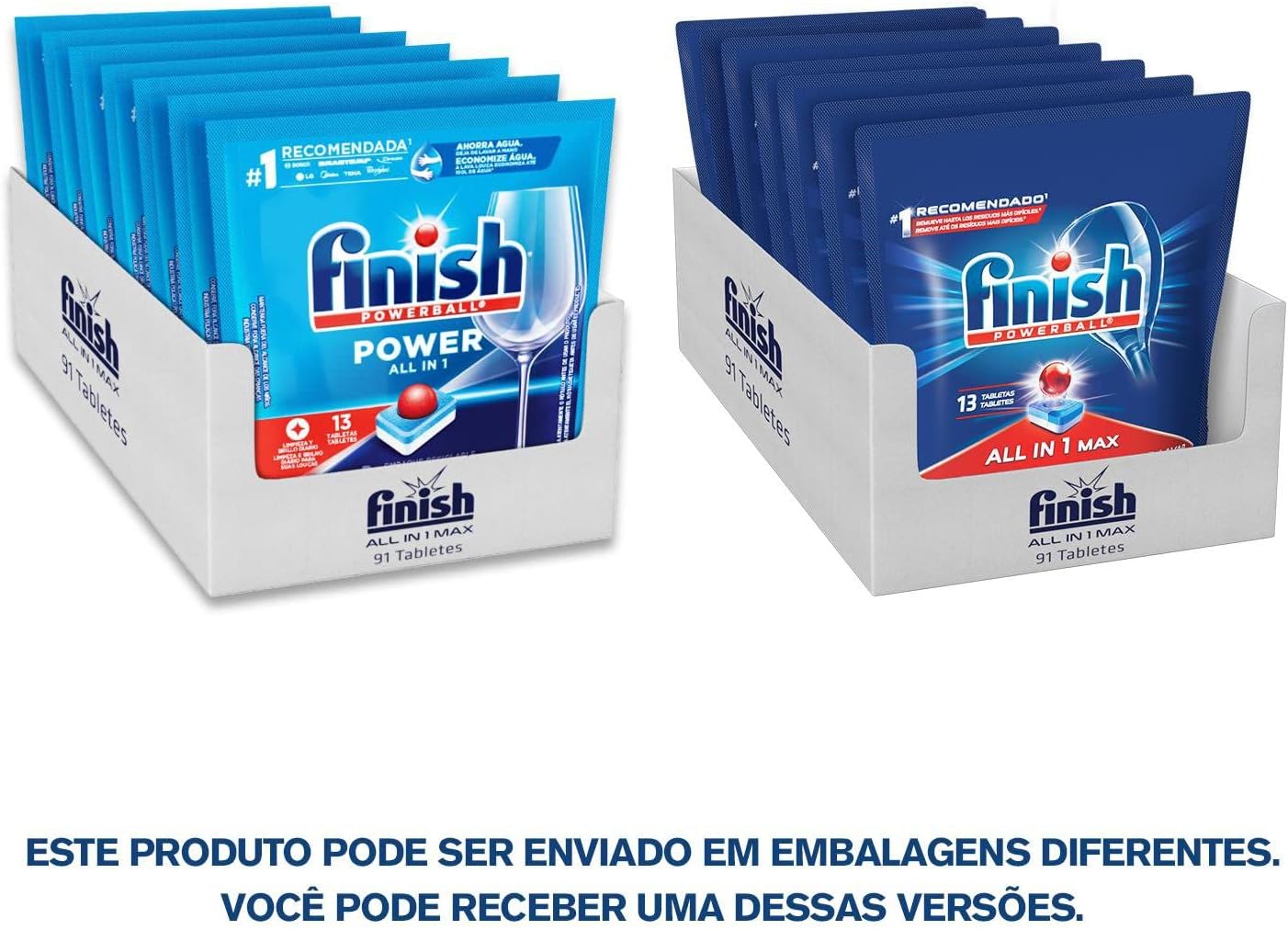 Reforça o tamanho da embalagem e o posicionamento de compra em quantidade maior.