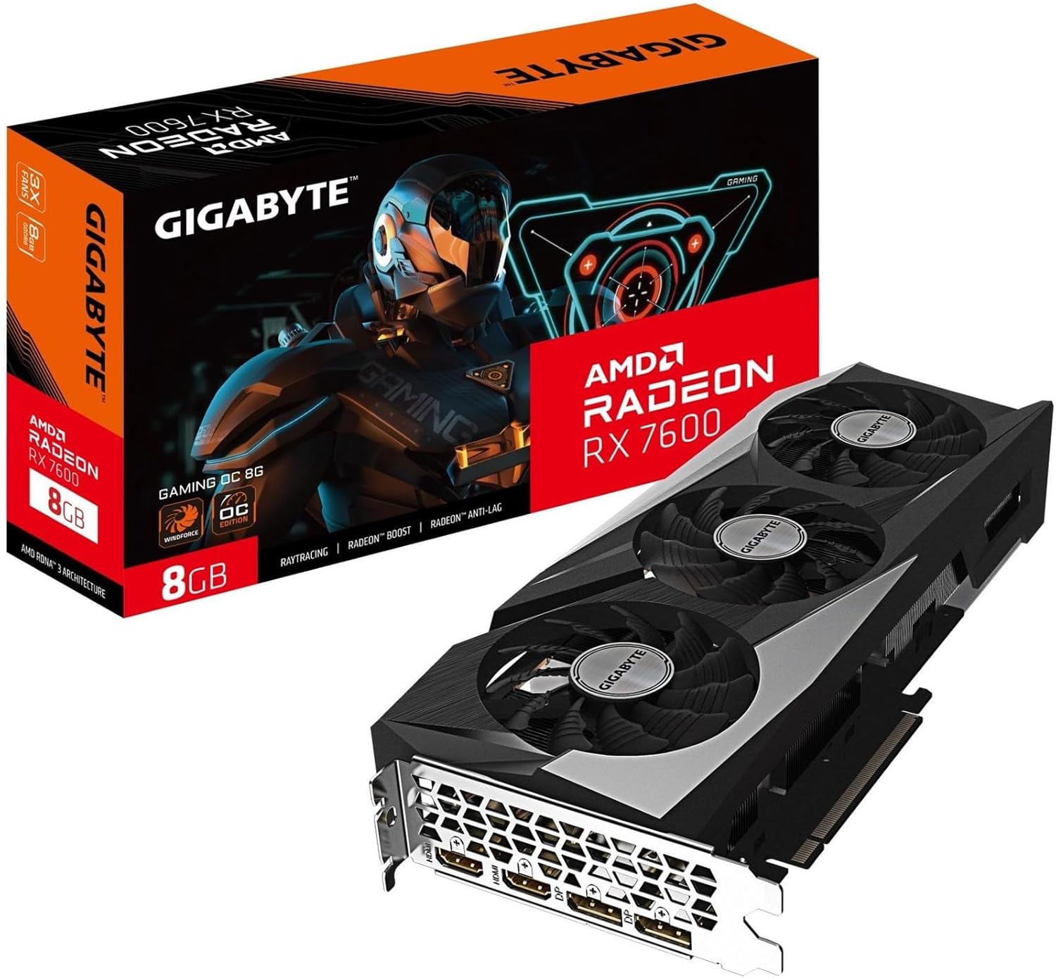 Gigabyte Rx 7600 Gaming Oc 8Gb
