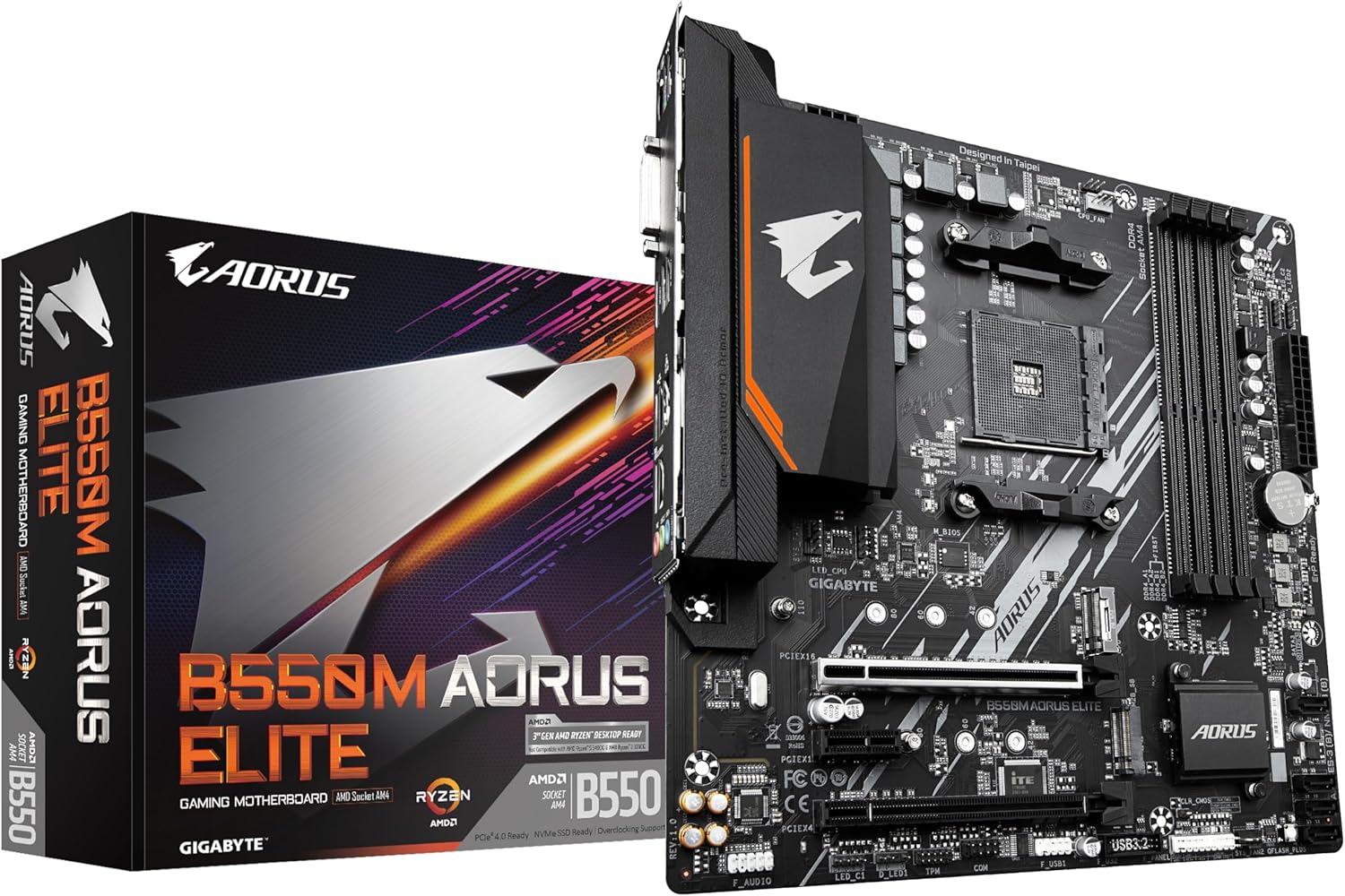 Placa-Mãe Gigabyte B550M Aorus Elite