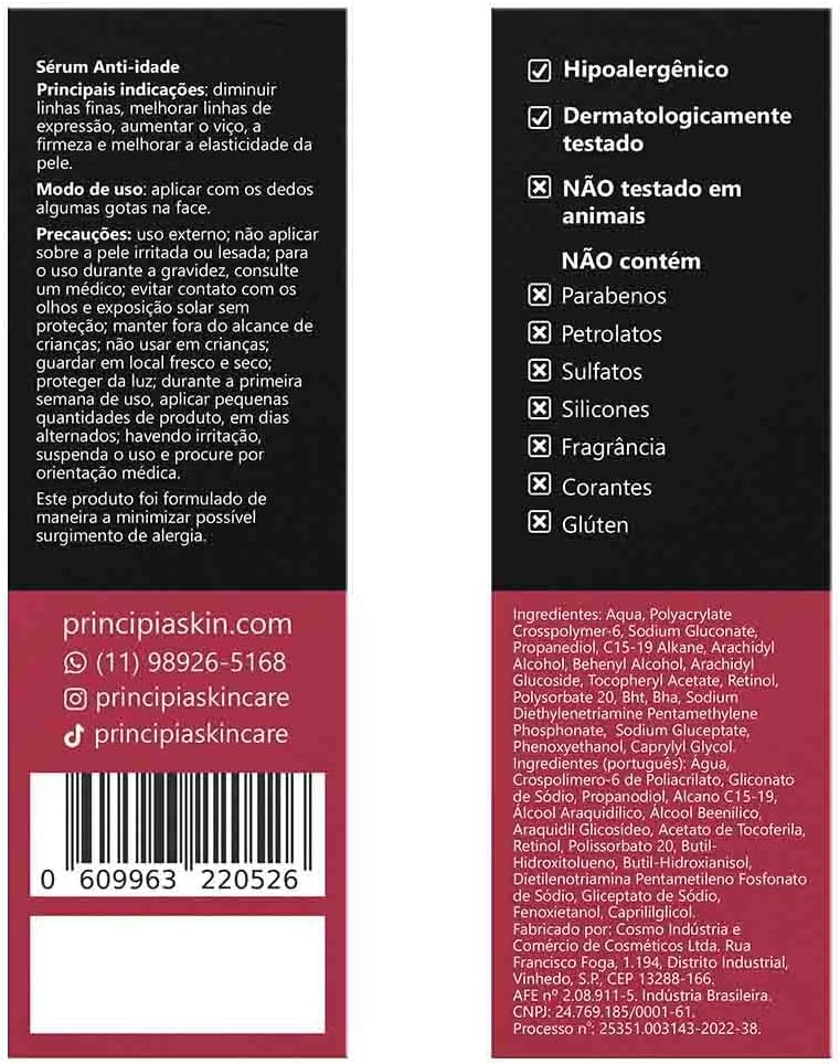 Ajuda a destacar a dupla de séruns e a comunicação dos ativos principais.