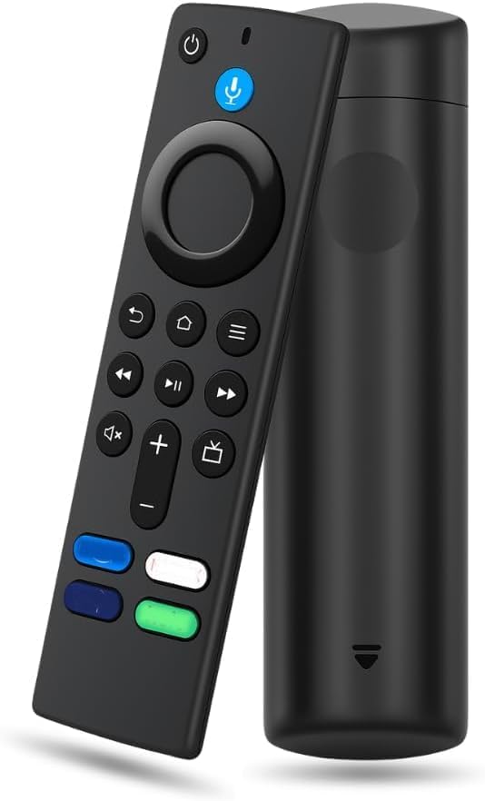 Controle Remoto com Comando de Voz Compatível com Stick, Stick 4K - Compatível com Modelos Stick Tv - Teclas de Atalho e Funções de Controle de Tv - Todos os Modelos