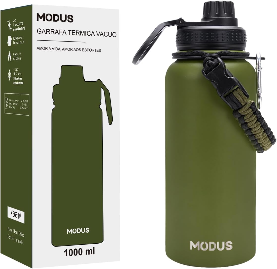Garrafa Térmica Cadina 950Ml Verde
