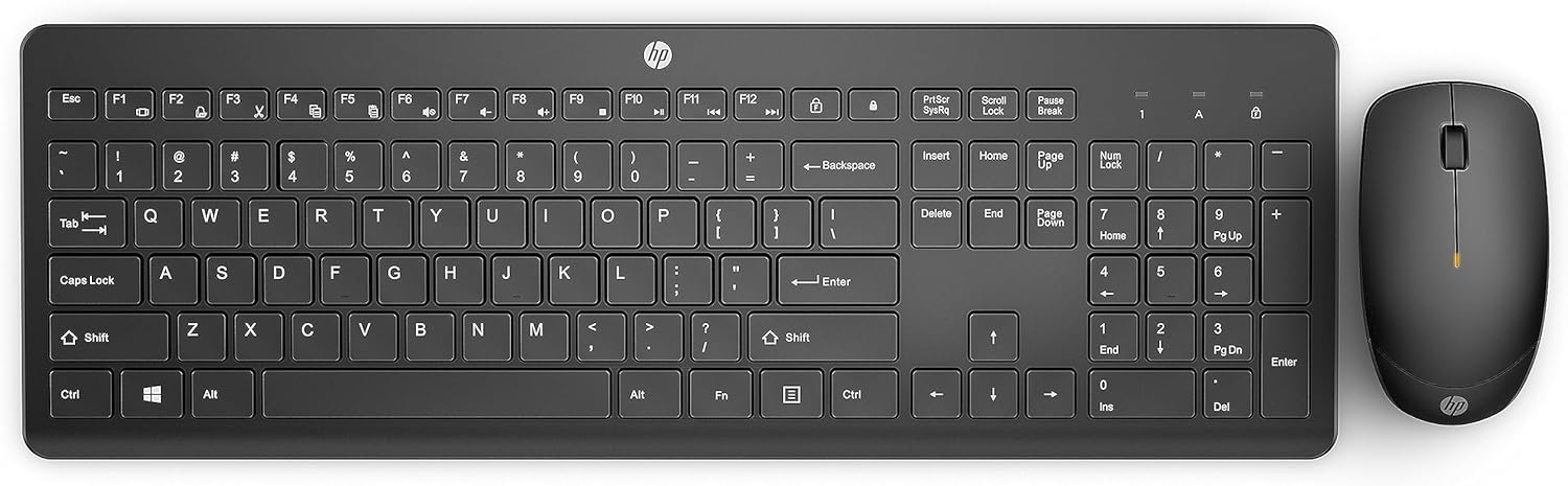 Combo de Teclado e Mouse Hp 230 sem Fio