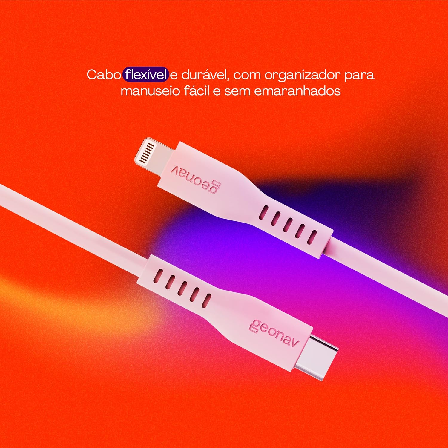 Ajuda a mostrar o silicone, a maleabilidade e a proposta de durabilidade.
