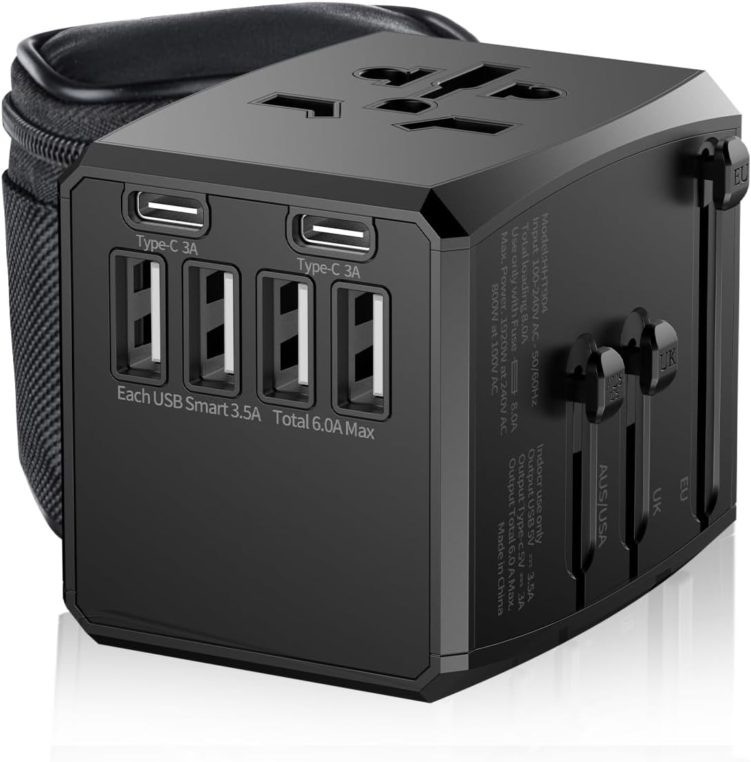 Adaptador de Viagem Blackultra Hht904