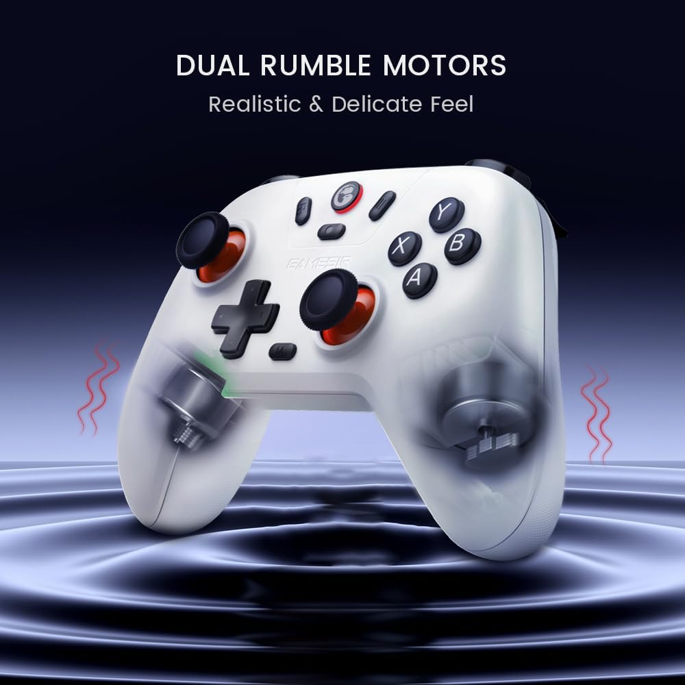Ajuda a mostrar ergonomia, disposição dos comandos e construção do gamepad.