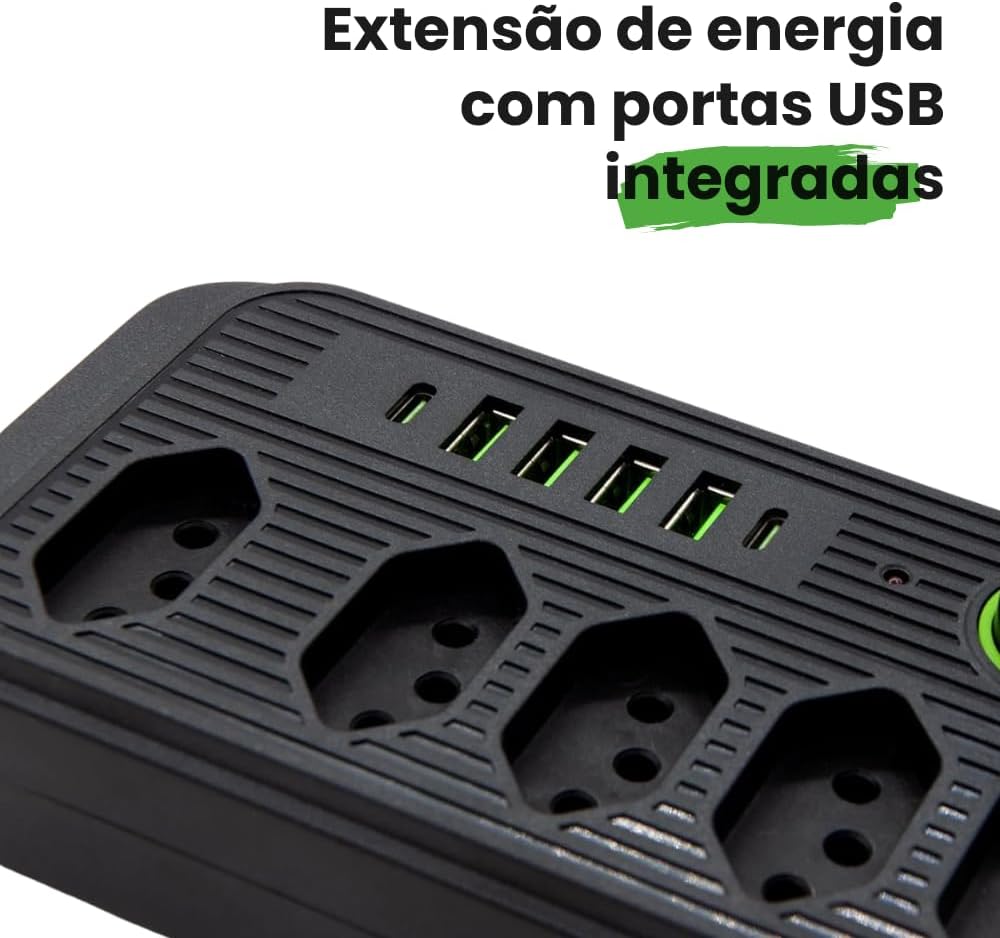 Evidencia a quantidade e distribuição das portas, útil para explicar conectividade e praticidade.