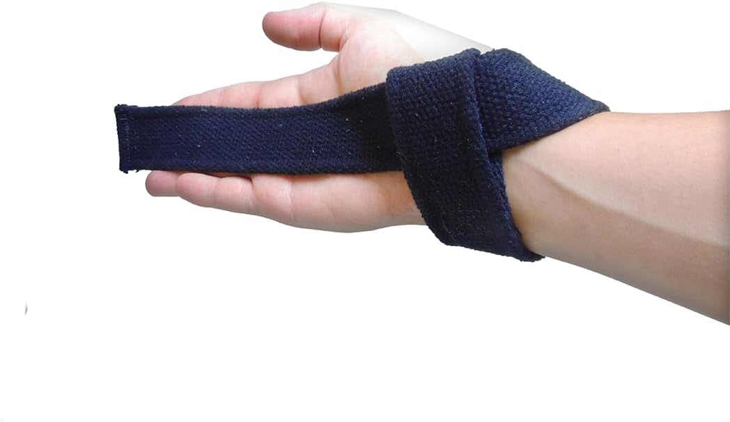 Destaca a composição em algodão e a construção do strap, importante para avaliar qualidade e durabilidade.