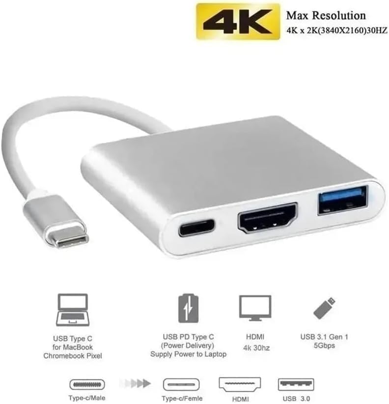 Ajuda a mostrar a distribuição das portas e o acabamento do adaptador.