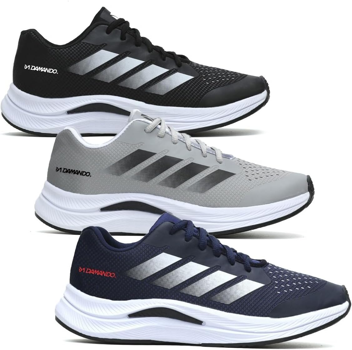 Kit 3 Pares Tênis Masculino Esportivo