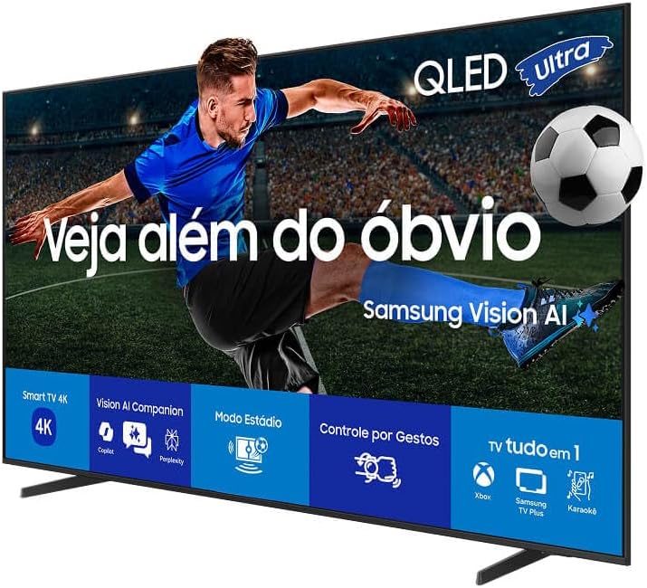 Mostra como a TV se comporta no ambiente doméstico e ajuda a vender o apelo visual e decorativo.