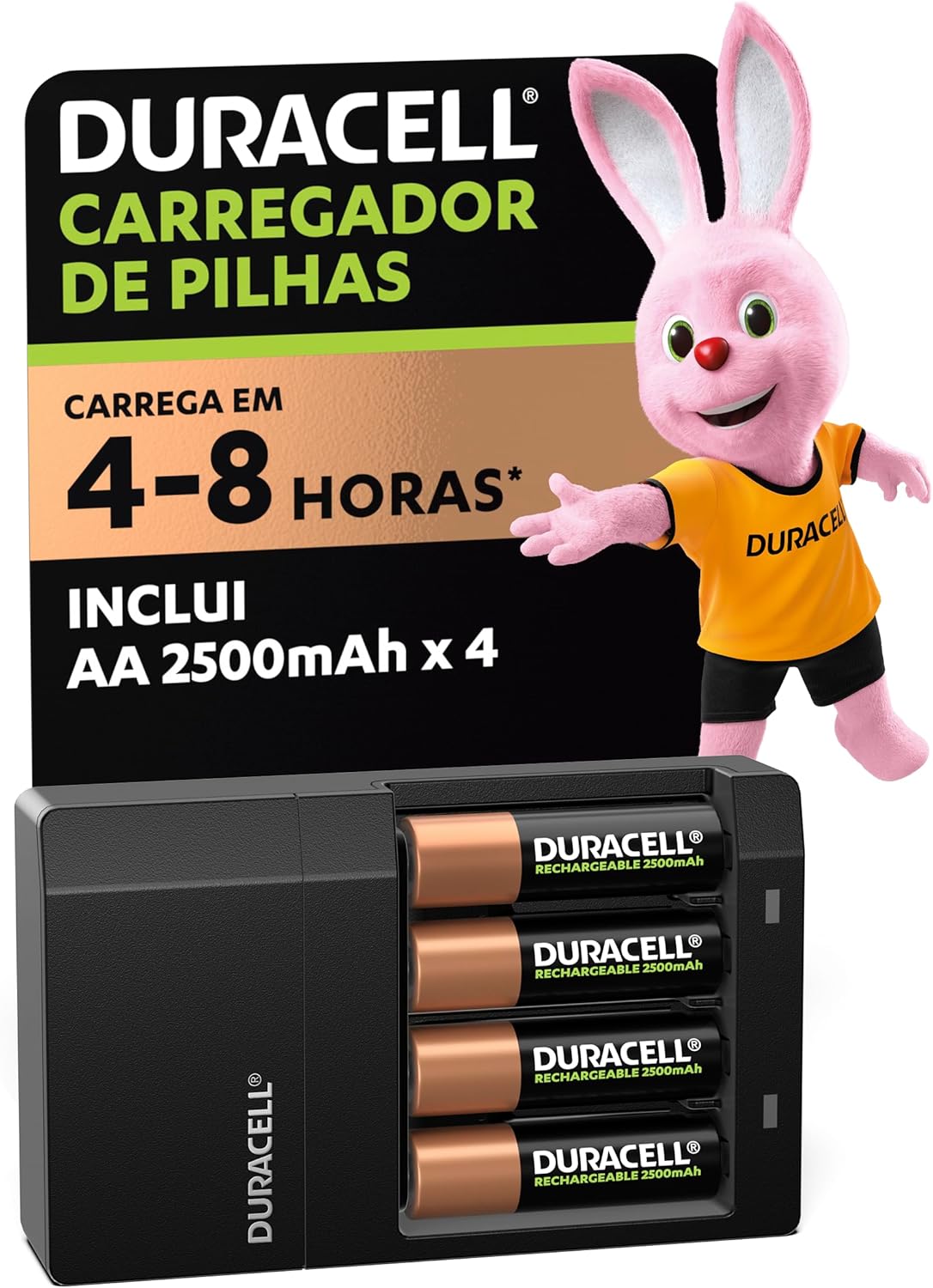 Carregador Duracell Aa e Aaa