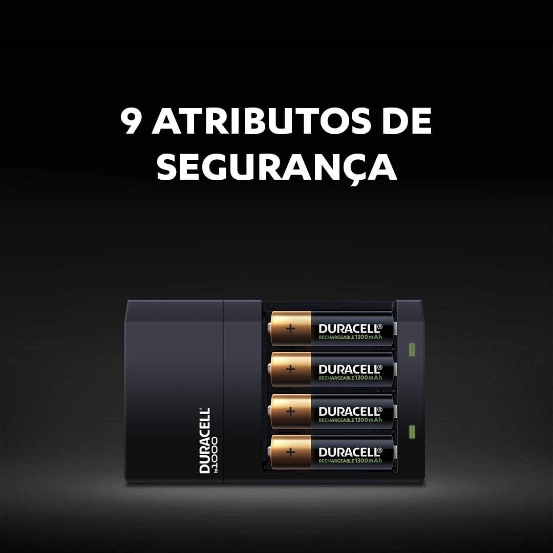 Ajuda a explicar diferenciais como desligamento automático e carregamento seguro.