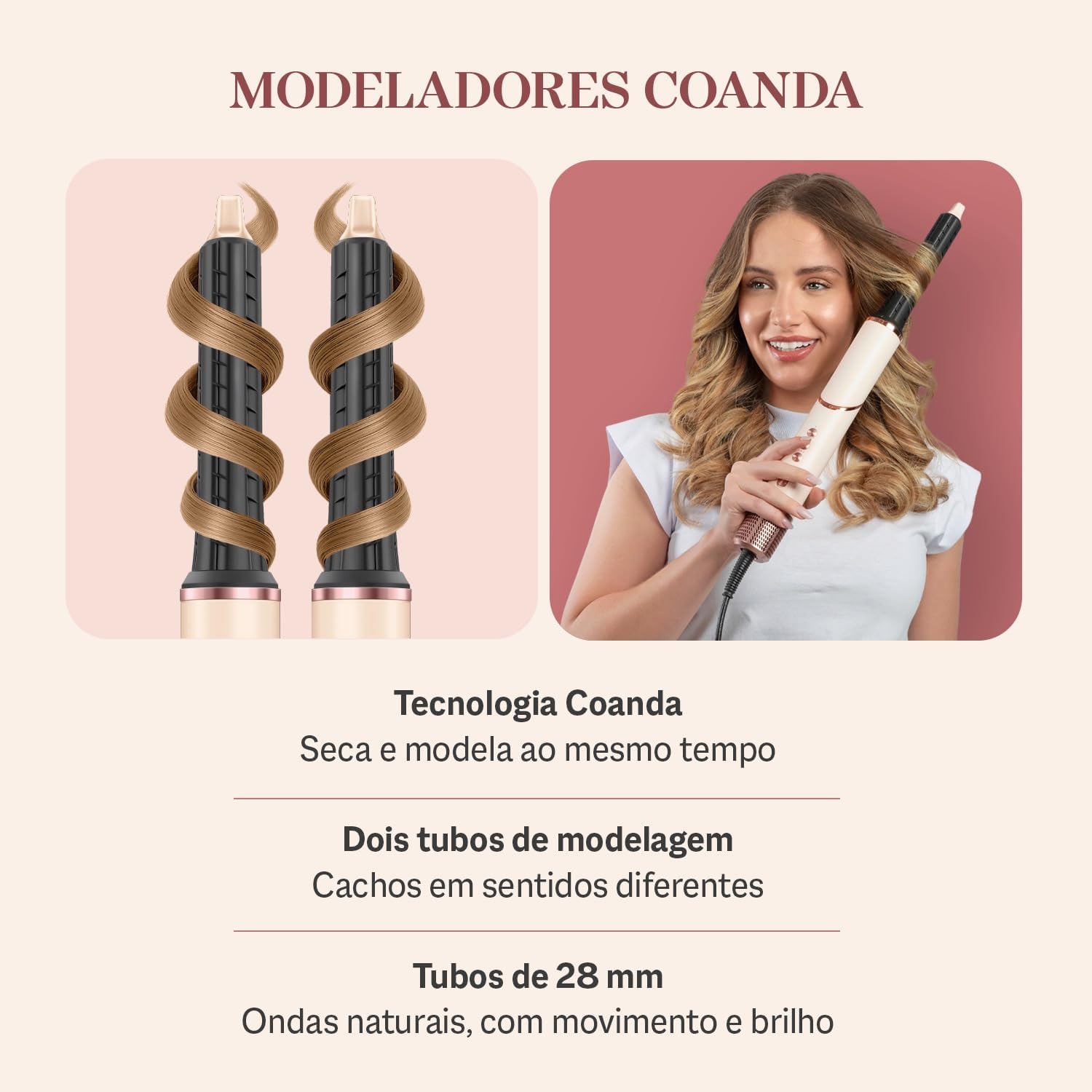 Mostra aplicabilidade real no dia a dia e ajuda a traduzir a proposta de praticidade do 5 em 1.
