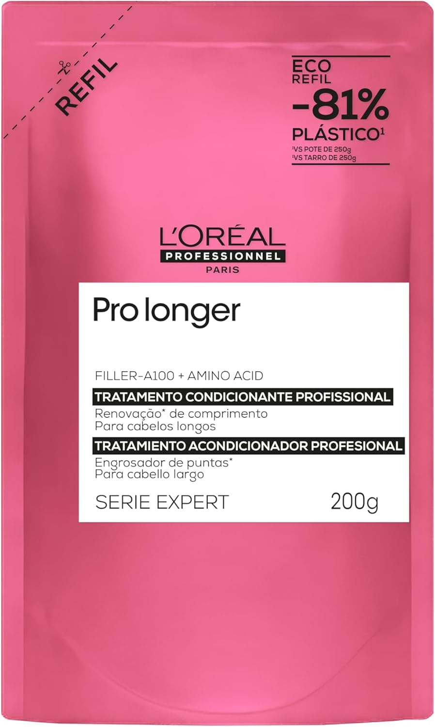 L'oréal Professionnel Pro Longer Máscara Refil 200G