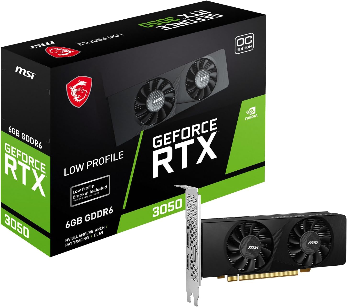 Msi Geforce Rtx 3050 Lp 6G Oc