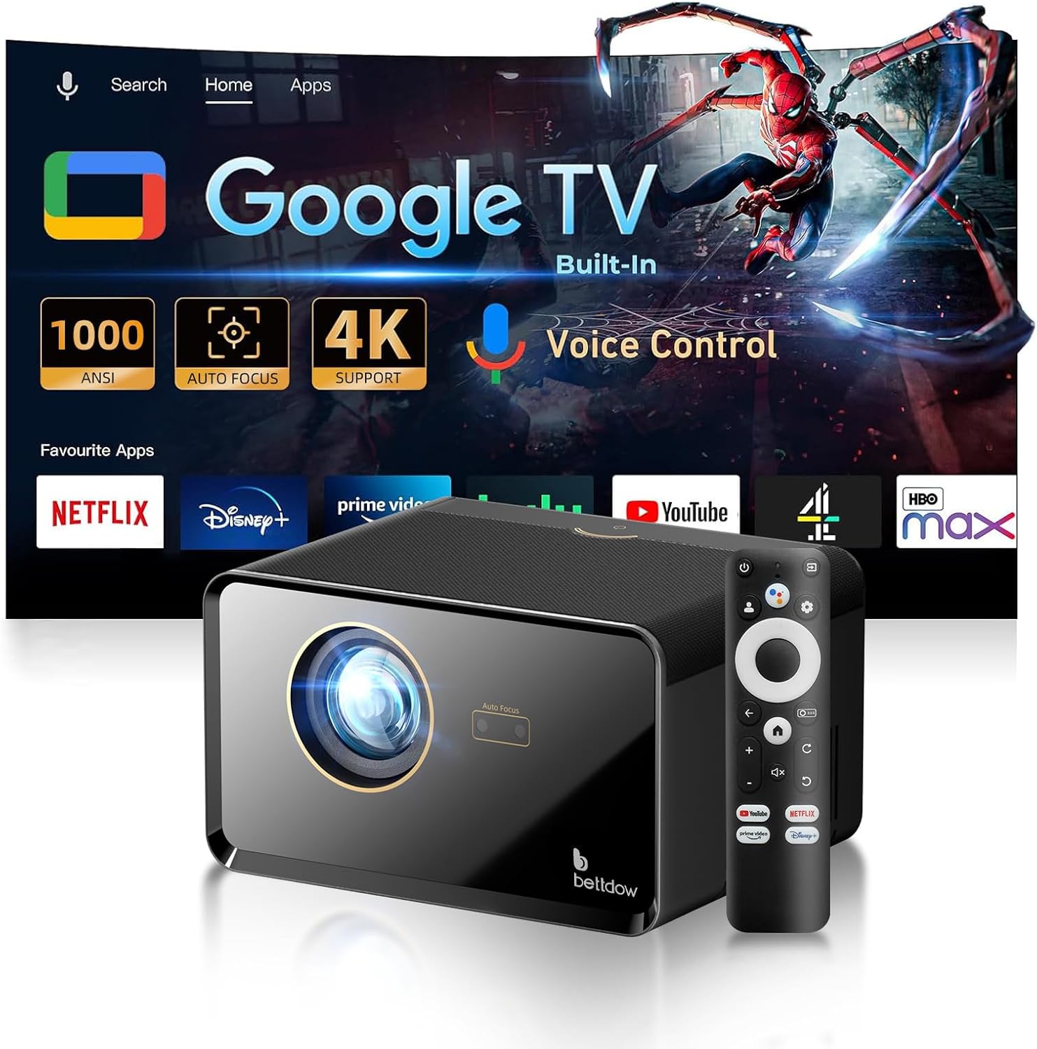 Projetor Bettdow Ac1080 Full Hd