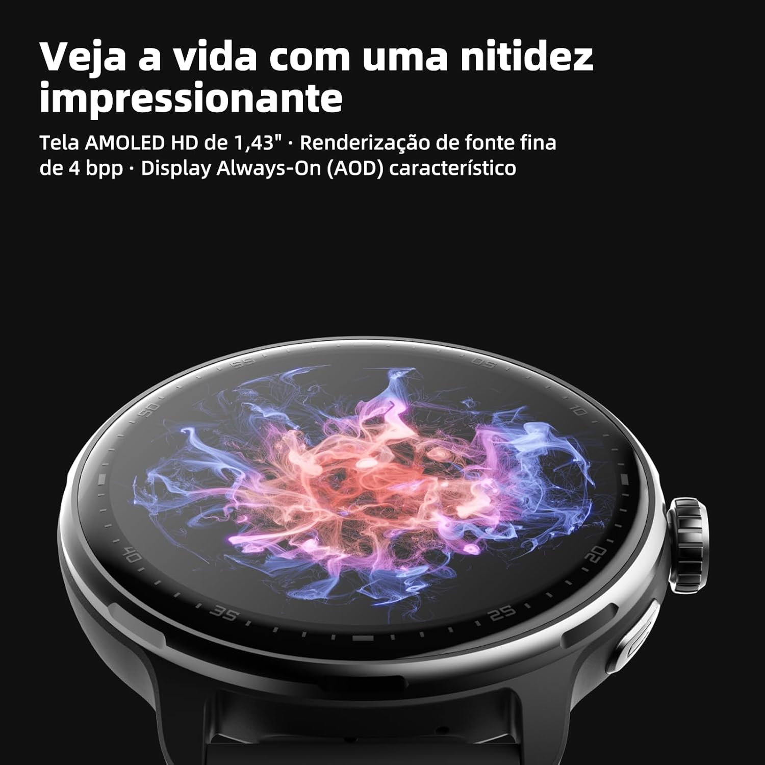 Ajuda a mostrar acabamento, qualidade aparente dos materiais e detalhes do display ou moldura.