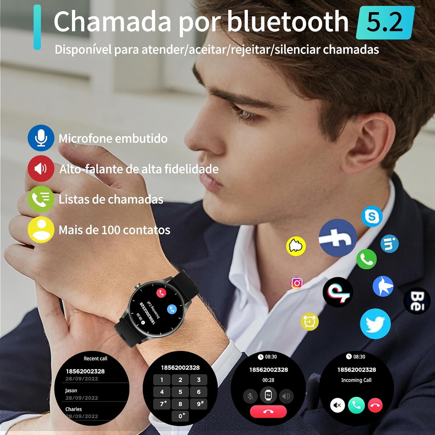 Evidencia tamanho da tela, legibilidade e acabamento do display.
