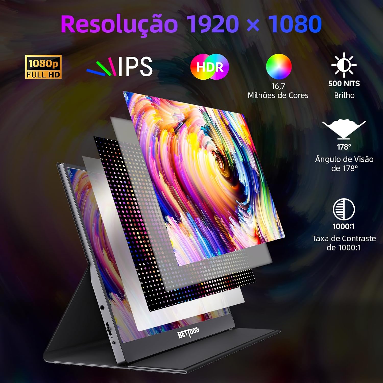 Destaca portabilidade, leveza visual e espessura reduzida.