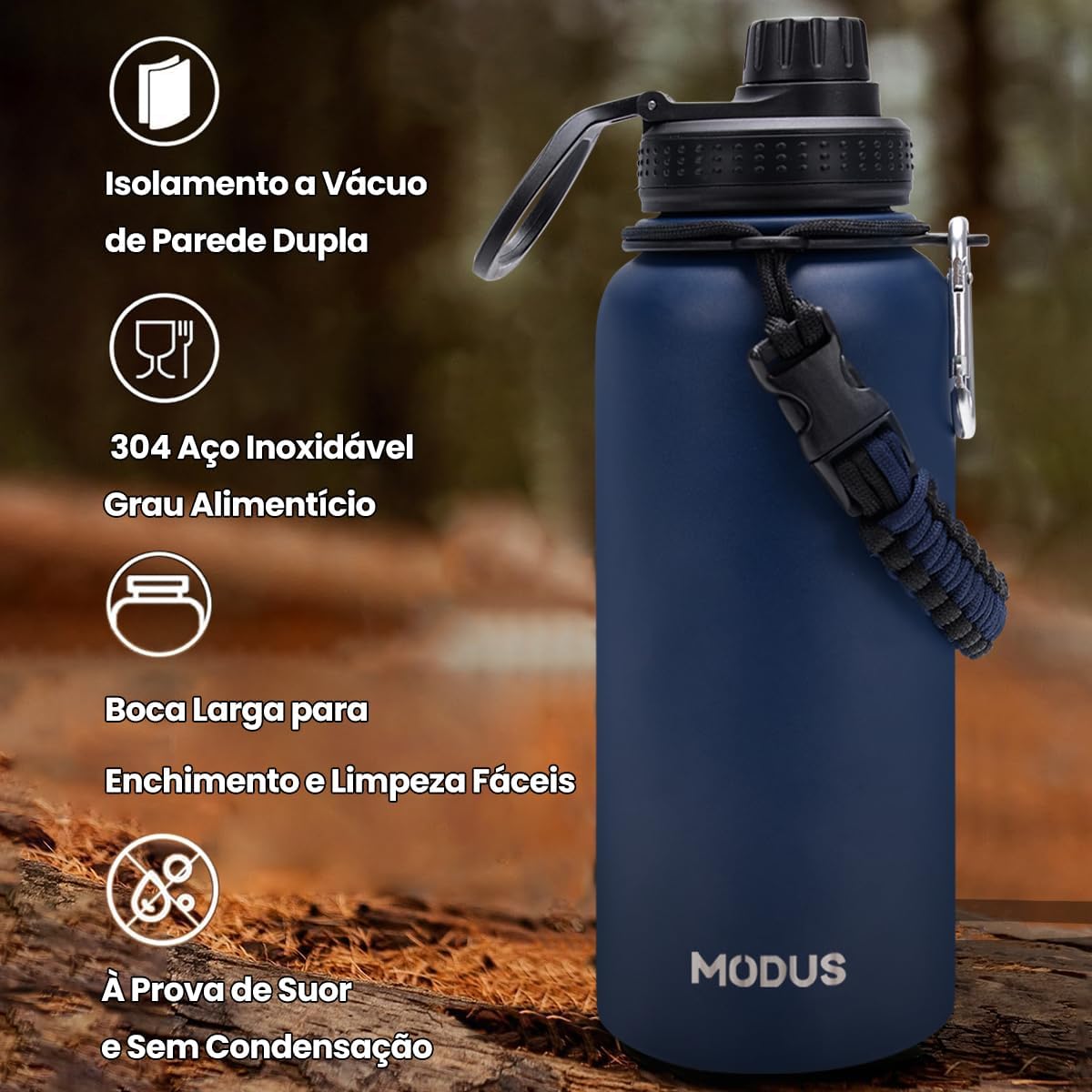 Mostra portabilidade e aplicabilidade em rotina, treino ou viagem.