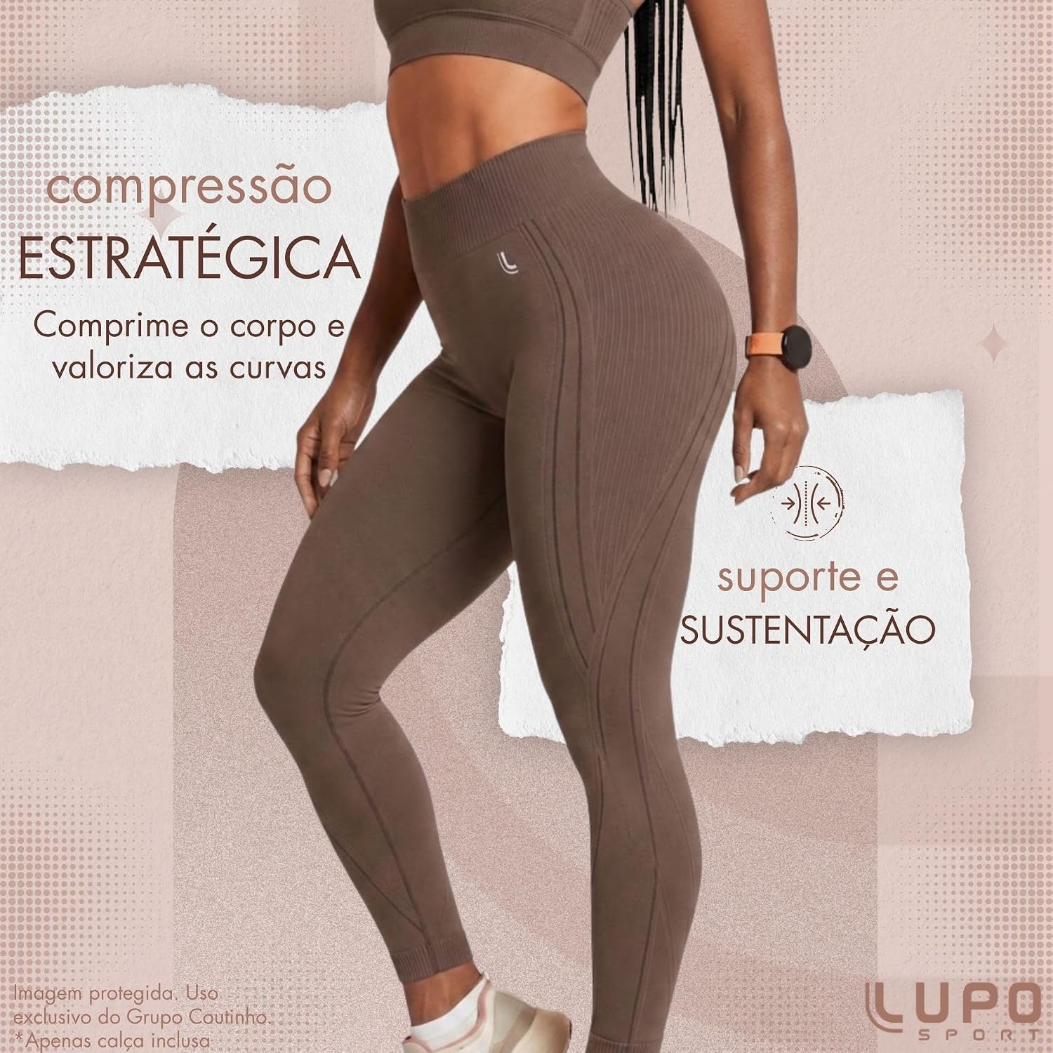 Destaca construção, acabamento e algum atributo técnico do tecido ou da modelagem.