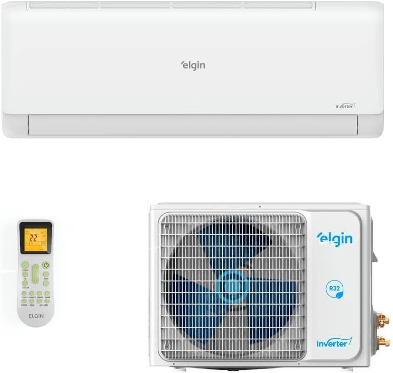 Ar Condicionado Split Hi Wall Inverter Elgin 24000 Btus Quente e Frio Eco Inverter Ii Wi-Fi C 220V