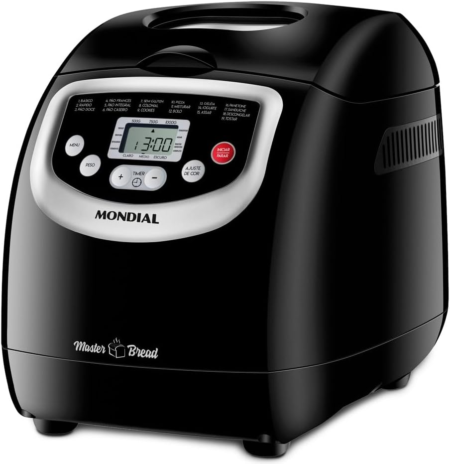 Panificadora Automática Master Bread, Mondial, Preto, 700W, 220V - Npf-53