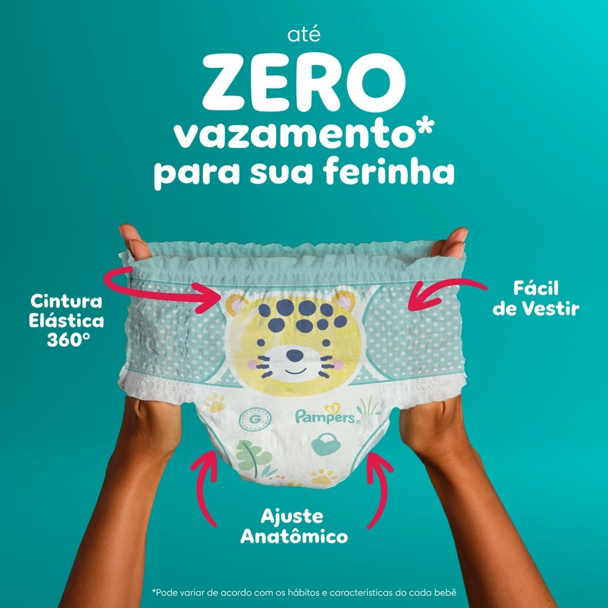 Destaca a promessa de proteção e retenção, útil para avaliar segurança contra escapes.
