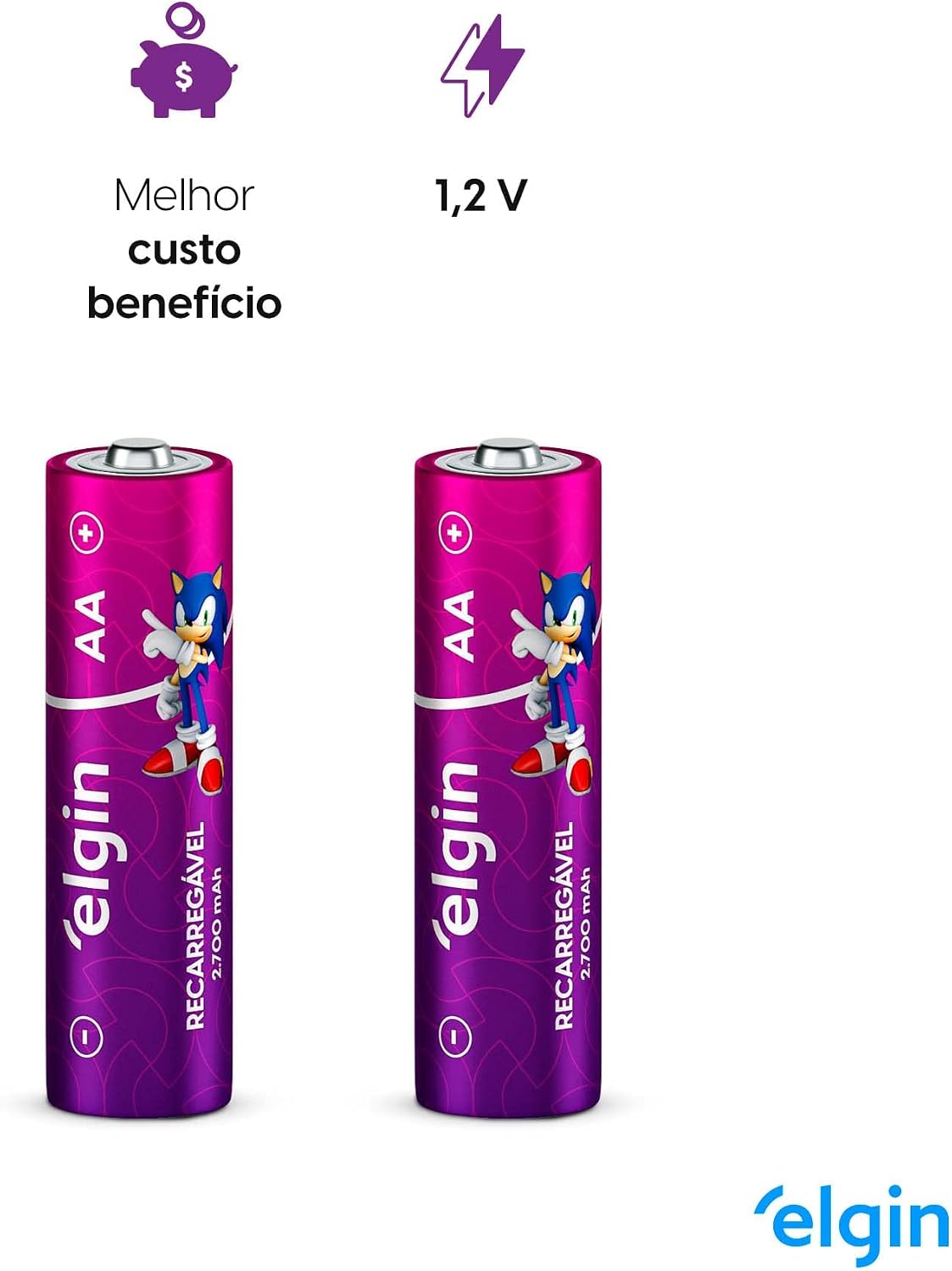 Destaca construção, padrão AA e aspecto físico das pilhas.